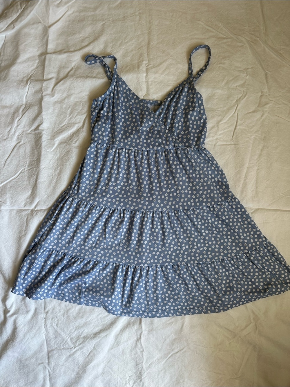 Hollister Light Blue Crewneck Mini Dress